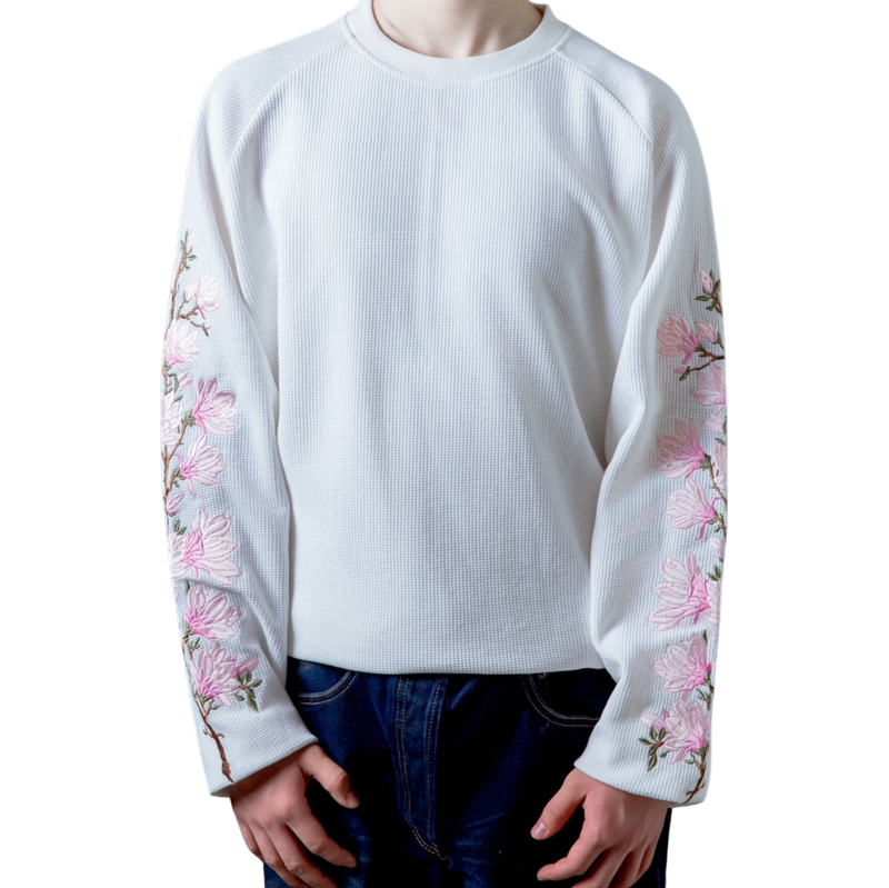 "Hana" Magnolia Knitted Long Sleeve