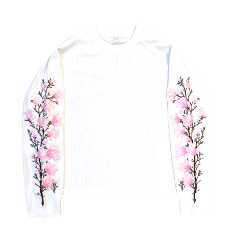 "Hana" Magnolia Knitted Long Sleeve