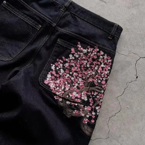 Sakura Wide Leg Denim Jeans