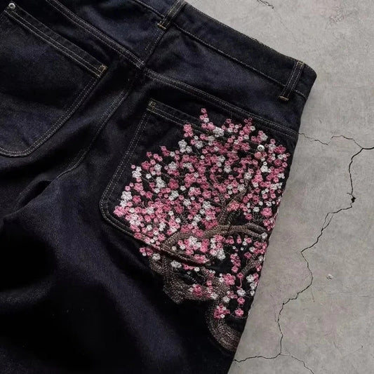 Sakura Wide Leg Denim Jeans