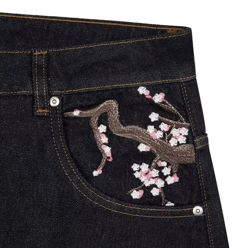 Sakura Wide Leg Denim Jeans